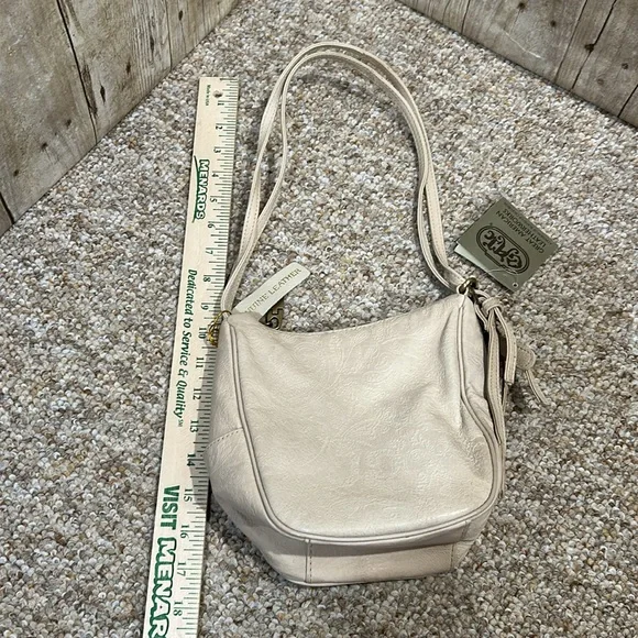 Great American Leatherworks leather mini shoulder bag NWT Paisley leather design - Picture 6 of 13